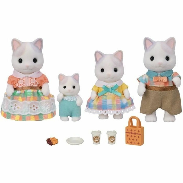 Lėlių namo priedai Sylvanian Families 5738 Latte Cat Family