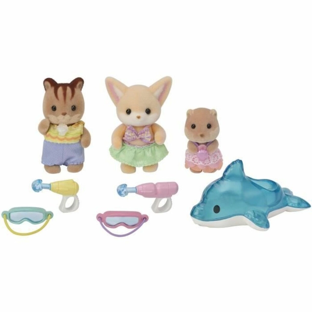 Lėlių namo priedai Sylvanian Families 5749 Nursery Friends Pool Fun trio