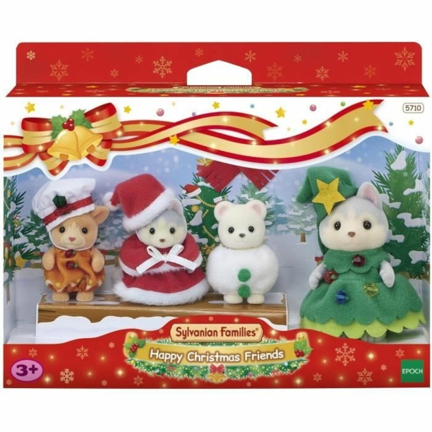 Lėlių namo priedai Sylvanian Families Happy ChristmaS Friends