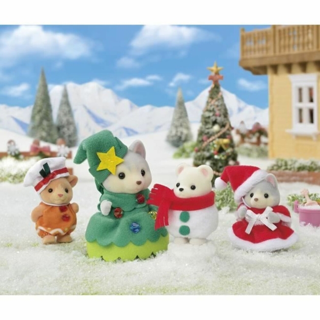 Lėlių namo priedai Sylvanian Families Happy ChristmaS Friends