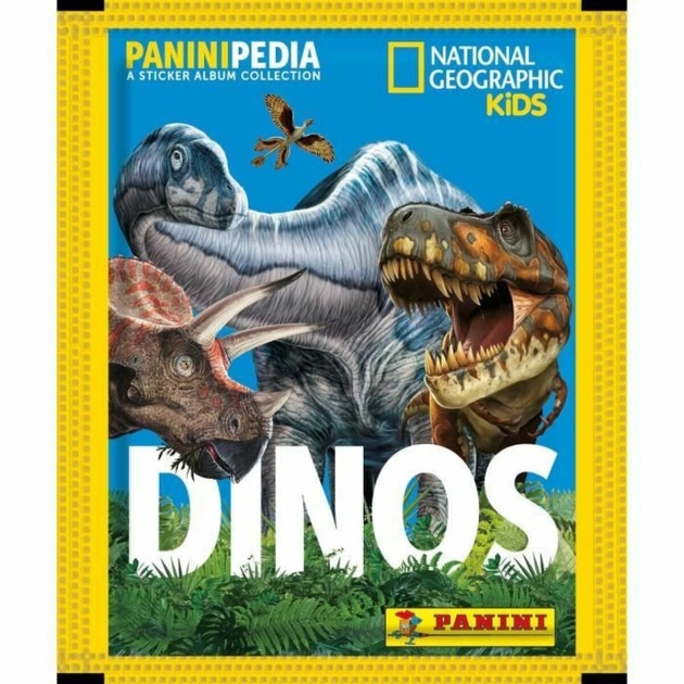 Lipdukų pakuotė Panini National Geographic – Dinos (FR) 7 Vokai