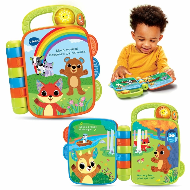 Mano pirmoji muzikinė knyga Vtech 18,8 x 5,5 x 21,6 cm gyvūnai