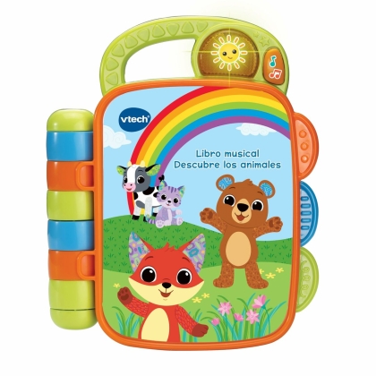 Mano pirmoji muzikinė knyga Vtech 18,8 x 5,5 x 21,6 cm gyvūnai