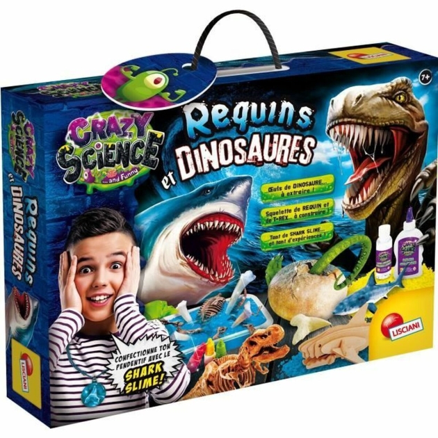 Mokslinis žaidimas Lisciani Giochi STEM dinosaur construction kit (FR)