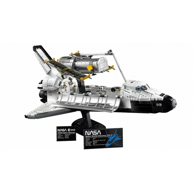 Playset Lego 10283 DISCOVERY SHUTTLE NASA Juoda