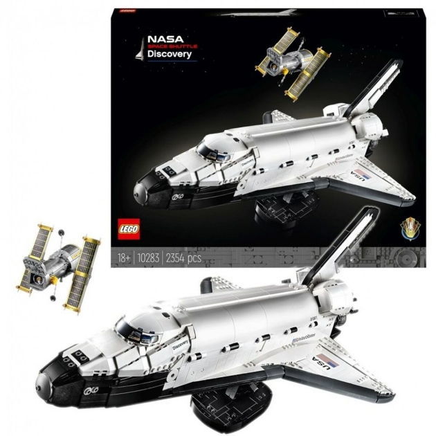 Playset Lego 10283 DISCOVERY SHUTTLE NASA Juoda