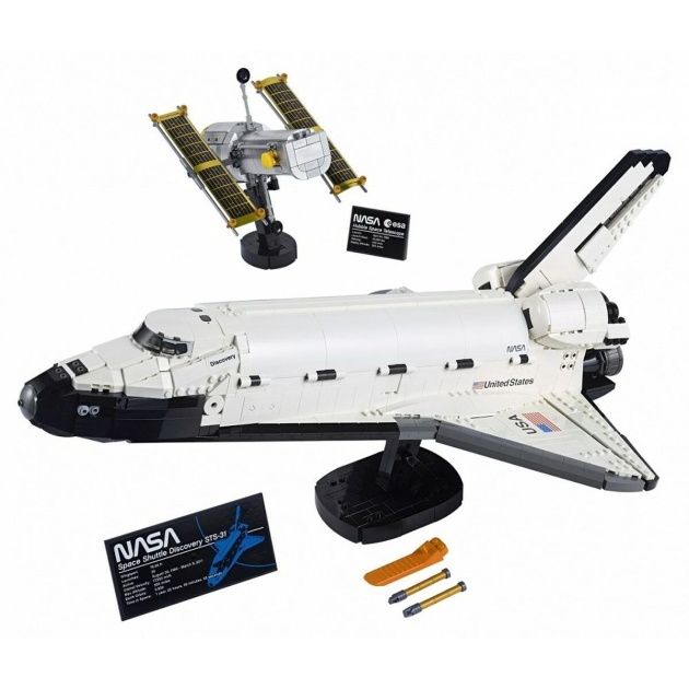 Playset Lego 10283 DISCOVERY SHUTTLE NASA Juoda