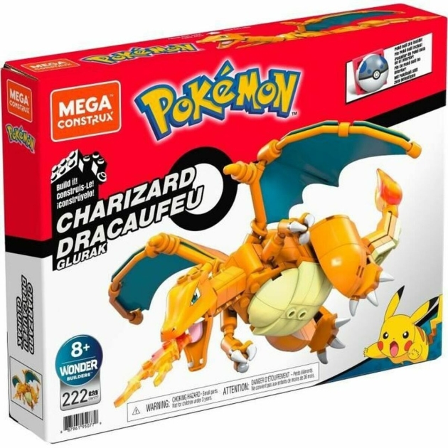 Playset Mega Construx Pokemon Dacofeu to build 210 Dalys