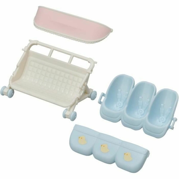 Playset Sylvanian Families The Triple Stroller