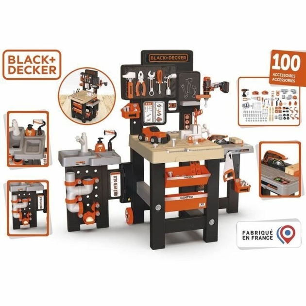 Priemonių rinkinys vaikams Smoby Black + Decker