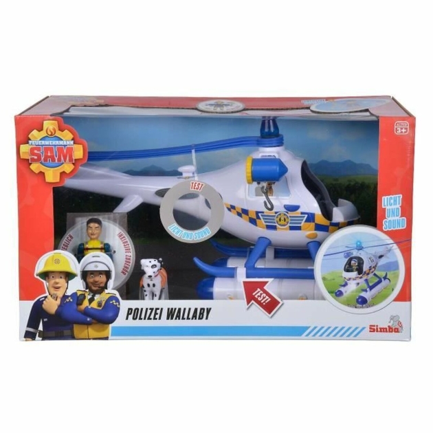 Sraigtasparnis Simba Fireman Sam Wallaby police helicopter