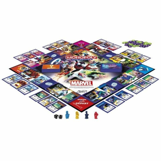 Stalo žaidimas Hasbro Monopoly Flip Edition MARVEL