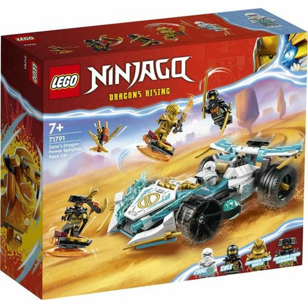 Statybos rinkinys Lego Ninjago 71791 The Spinjitzu racing car: the power of the Zane Dragon Spalvotas