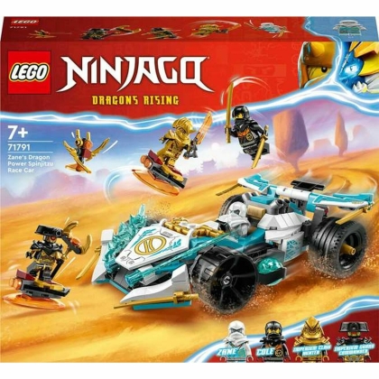 Statybos rinkinys Lego  Ninjago 71791 The Spinjitzu racing car: the power of the Zane Dragon Spalvotas