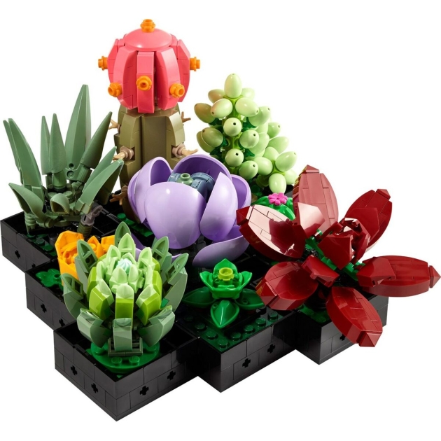 Statybos rinkinys Lego Succulent 10309 771 Dalys Spalvotas