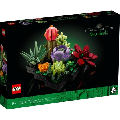 Statybos rinkinys Lego Succulent 10309 771 Dalys Spalvotas