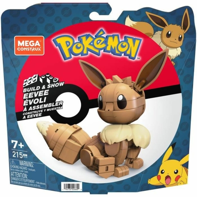 Sujungiama dalis Mega Construx Eevee Medium + 7 metų 215 Dalys