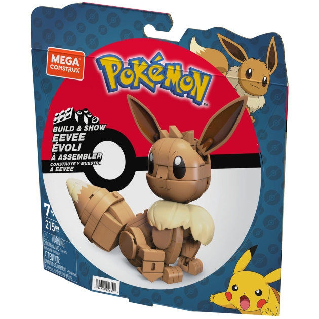 Sujungiama dalis Mega Construx Eevee Medium + 7 metų 215 Dalys