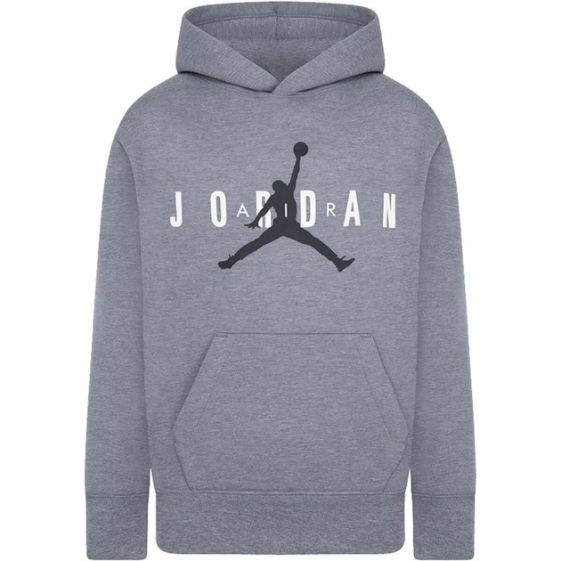 Uniseksinis džemperis su gobtuvu Jordan Jordan Jumpman Sustainable Pilka