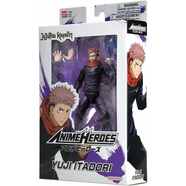 Veiklos rodikliai Bandai Jujutsu Kaisen – Anime Heroes: Yuji Itadori 17 cm