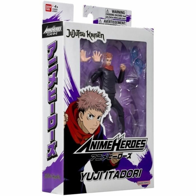 Veiklos rodikliai Bandai Jujutsu Kaisen – Anime Heroes: Yuji Itadori 17 cm