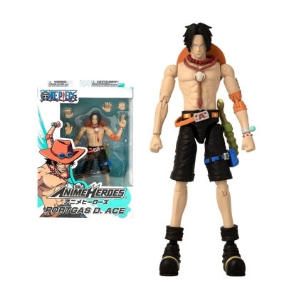 Veiklos rodikliai One Piece Bandai Anime Heroes: Portgas D. Ace 17 cm