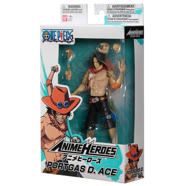 Veiklos rodikliai One Piece Bandai Anime Heroes: Portgas D. Ace 17 cm