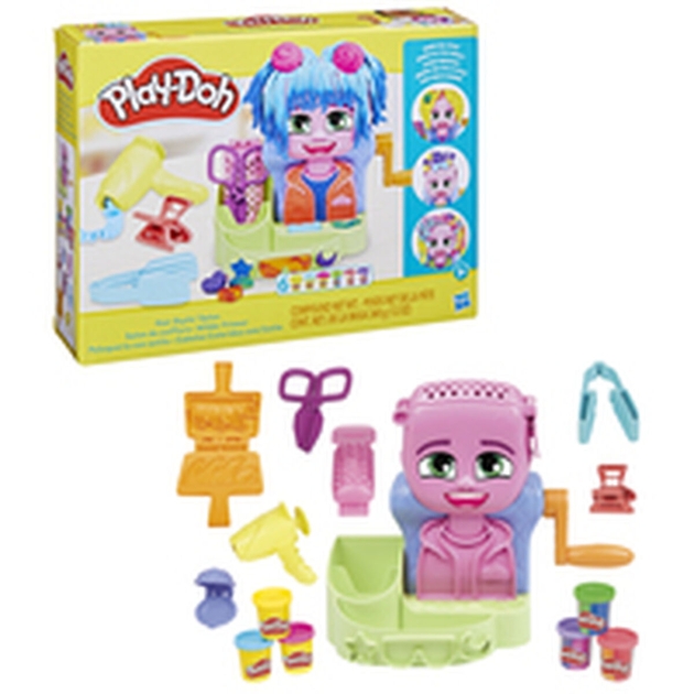 Žaidimas iš plastilino Hasbro Playdoh Priedai 6 stiklainiai Plaukų priežiūra