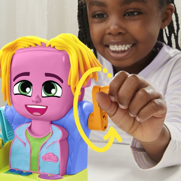 Žaidimas iš plastilino Hasbro Playdoh Priedai 6 stiklainiai Plaukų priežiūra