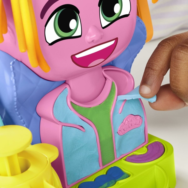 Žaidimas iš plastilino Hasbro Playdoh Priedai 6 stiklainiai Plaukų priežiūra