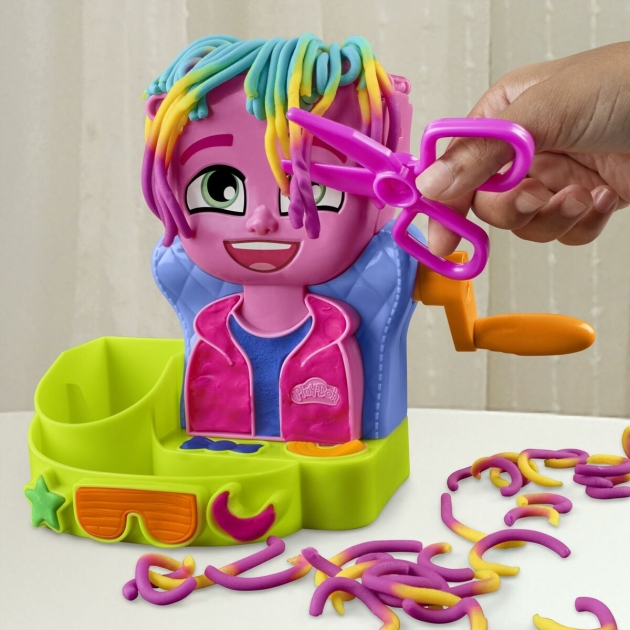 Žaidimas iš plastilino Hasbro Playdoh Priedai 6 stiklainiai Plaukų priežiūra