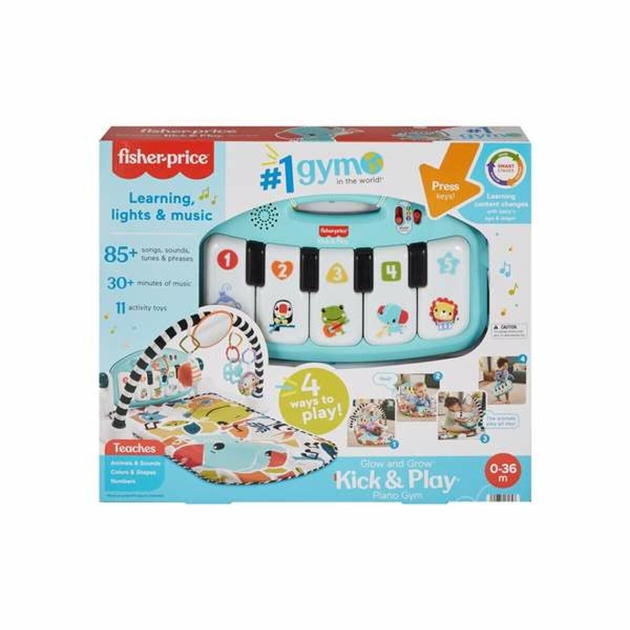 Žaidimų kilimėlis Fisher Price Kick and Play Čiulptukas Fortepijonas ES