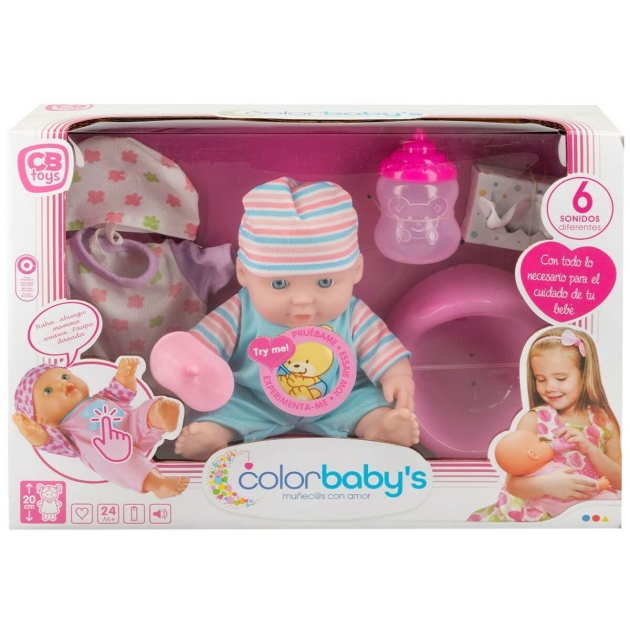 Kūdikių lėlė Colorbaby 20cm