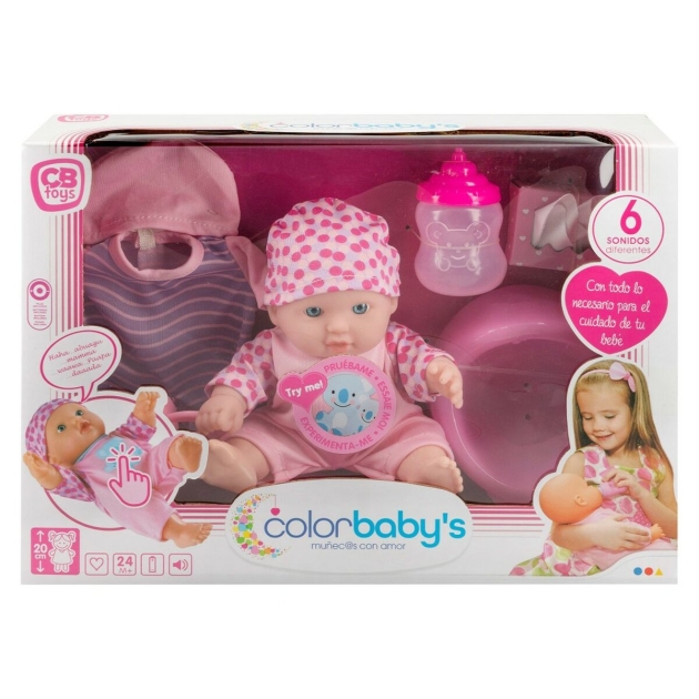 Kūdikių lėlė Colorbaby 20cm