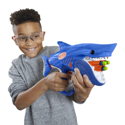 Minkštų strėlyčių šautuvas Hasbro Nerf Sharkfire 23 x 40 cm