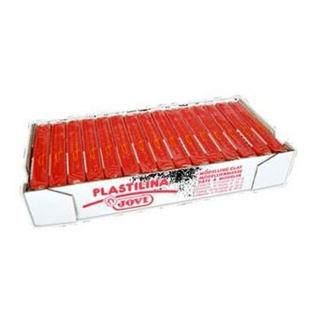 Modeliavimo plastilinas Jovi Raudona 150 g 15 vnt.