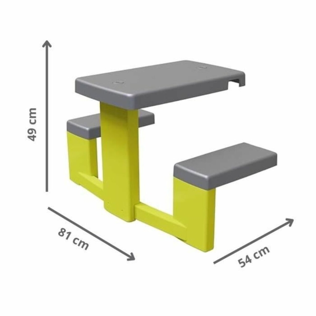 Pikniko stalas Smoby 81 x 54 x 49 cm Vaikų žaidimų namelis Žalia