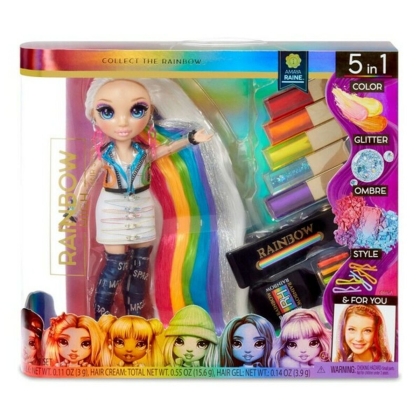 Playset Rainbow Hair Studio Amaya Raine 5 viename (30 cm)