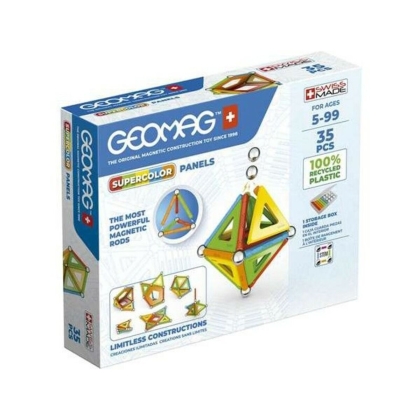 Statybos rinkinys Geomag Supercolor Panels Magnetinis (35 pcs)