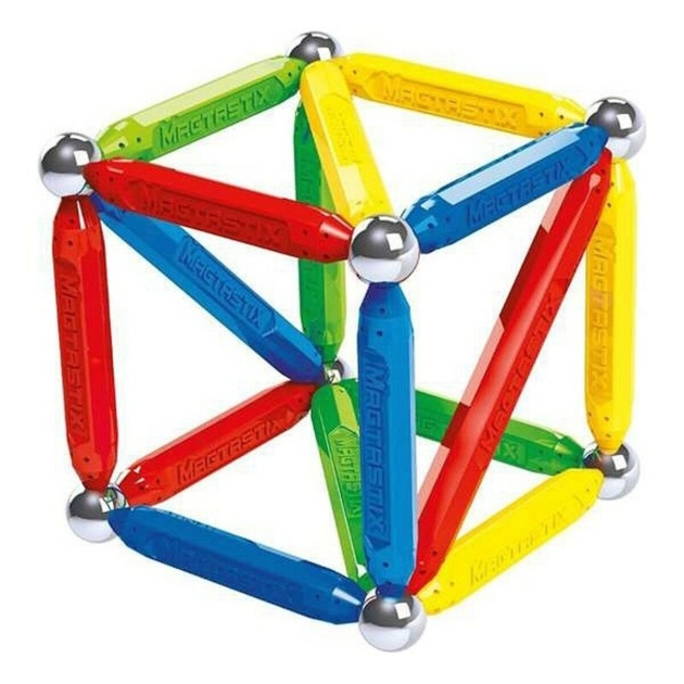 Statybos rinkinys Magnetic Magtastix Colorbaby 43926 (60 pcs)