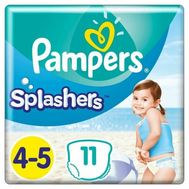 Vienkartinės sauskelnės Pampers Splashers 4-5