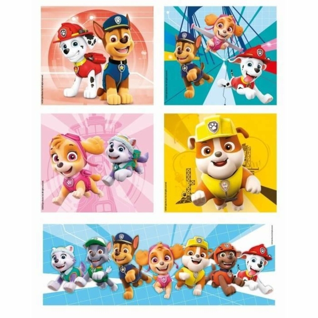 10 galvosūkių rinkinys The Paw Patrol Clementoni Supercolor 330 Dalys