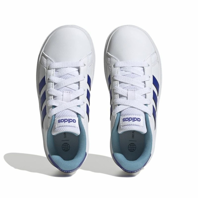 32 pritūpimai Adidas Grand Court 2.0 Balta Mėlyna