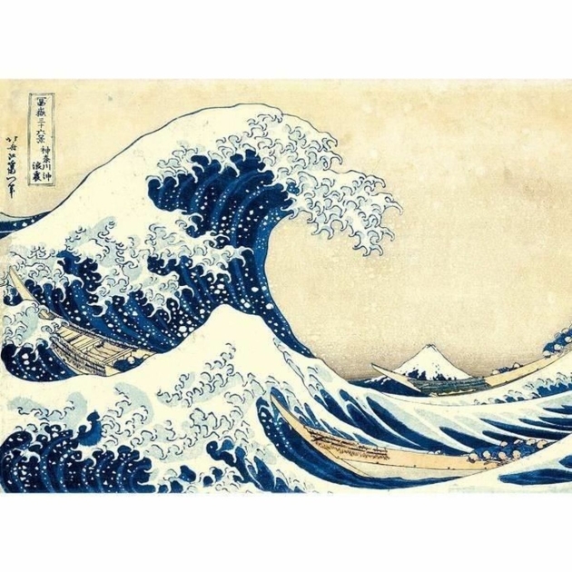 Dėlionė Clementoni Museum Collection: Hokusai Great Wave 39378.7 98 x 33 cm 1000 Dalys