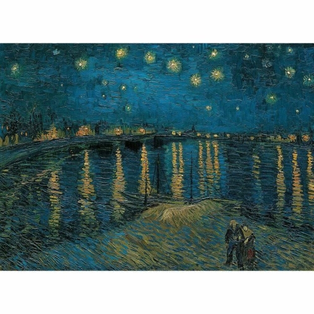 Dėlionė Clementoni Museum Collection – Van Gogh Starry night on the Rhone 393442 69 x 50 cm 1000 Dalys