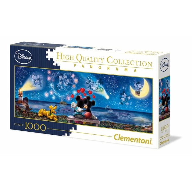 Dėlionė Clementoni Panorama Mickey Minnie 39449.4 1000 Dalys