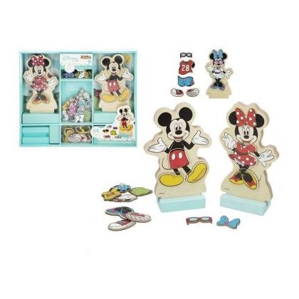 Edukacinis žaidimas Disney Magnetinis Drabužiai 54 Dalys 34 x 28 cm Medžio