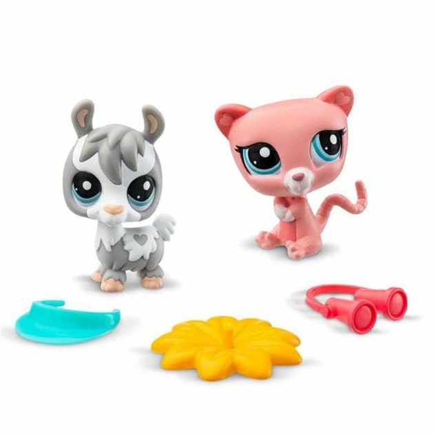 Figūrų rinkinys Bandai Littlest Pet Shop 2 Dalys Naminiai gyvūnai