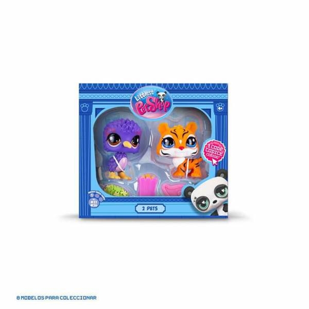 Figūrų rinkinys Bandai Littlest Pet Shop 2 Dalys Naminiai gyvūnai