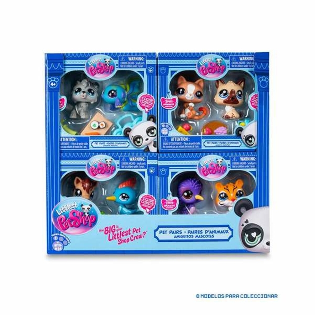 Figūrų rinkinys Bandai Littlest Pet Shop 2 Dalys Naminiai gyvūnai